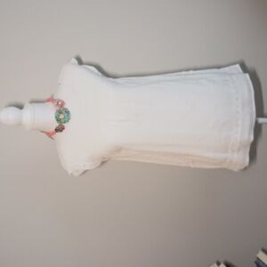 Zara white cotton dress size 9-10 girls